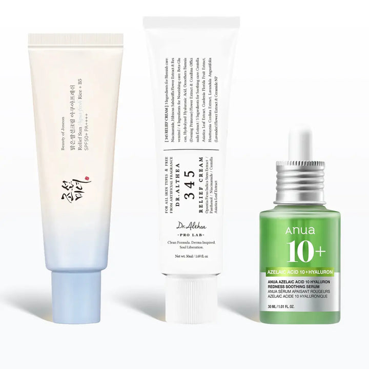 Three skincare products for Sensitive Skin Redness-Relief Bundle