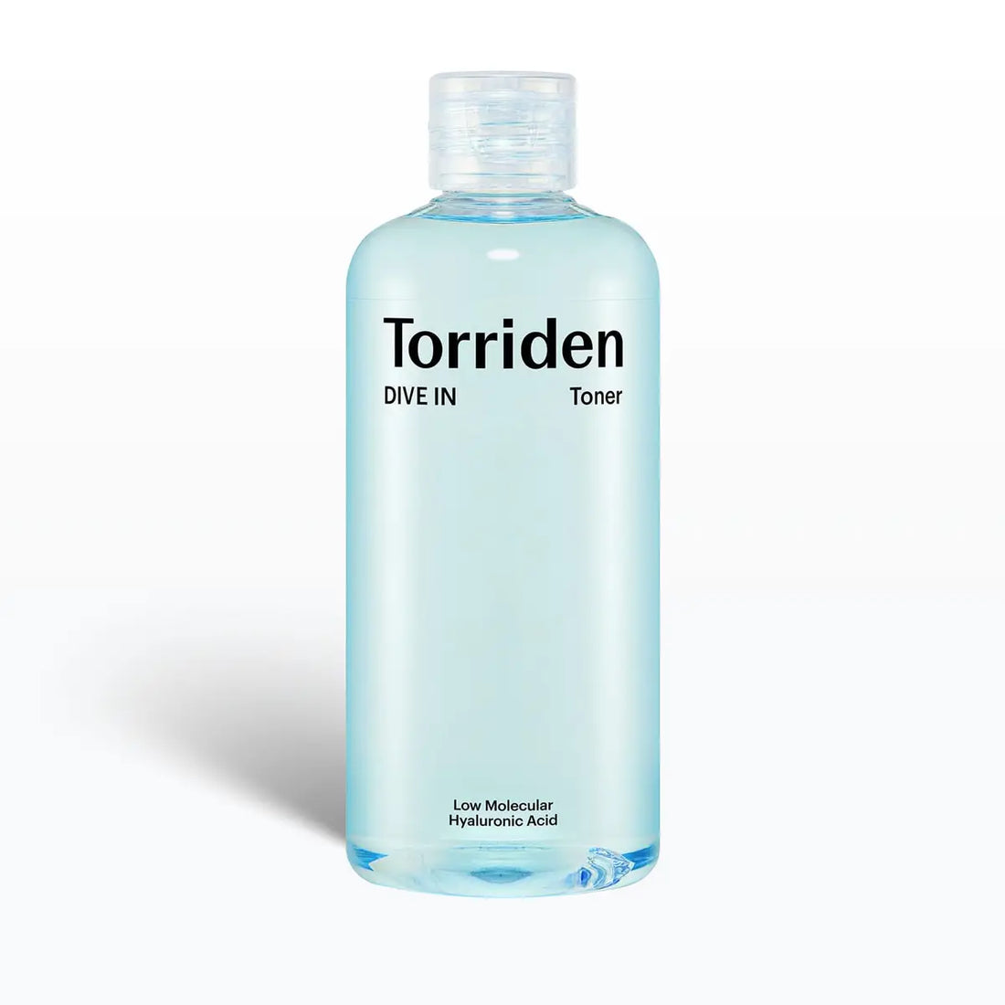 TORRIDEN Dive-in Low-Molecular Hyaluronic Acid Toner 300mL bottle with light blue liquid