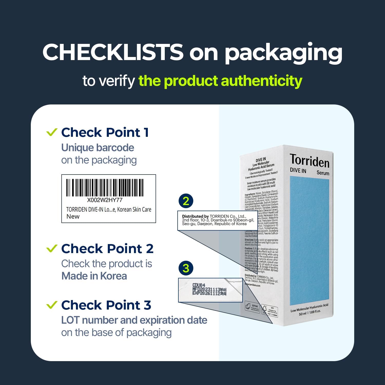 Torriden Serum – DIVE-IN Hyaluronic Acid 50ml | Korean Skincare 