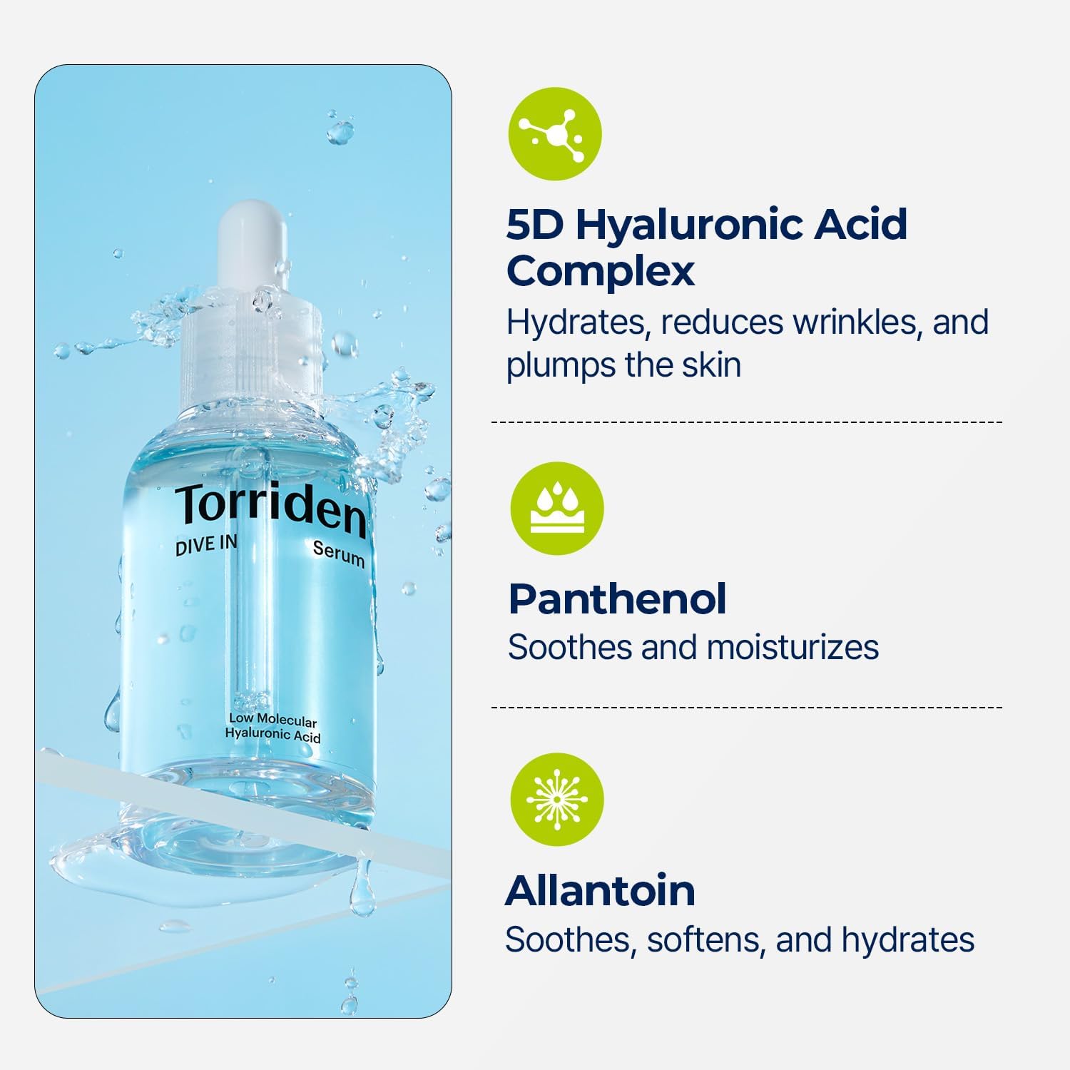 Torriden Serum – DIVE-IN Hyaluronic Acid 50ml | Korean Skincare 