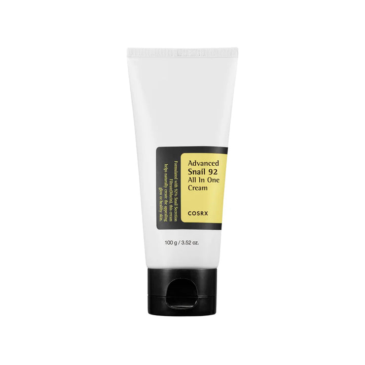 Cosrx Advanced Snail 92 All In One Cream tube on a white background