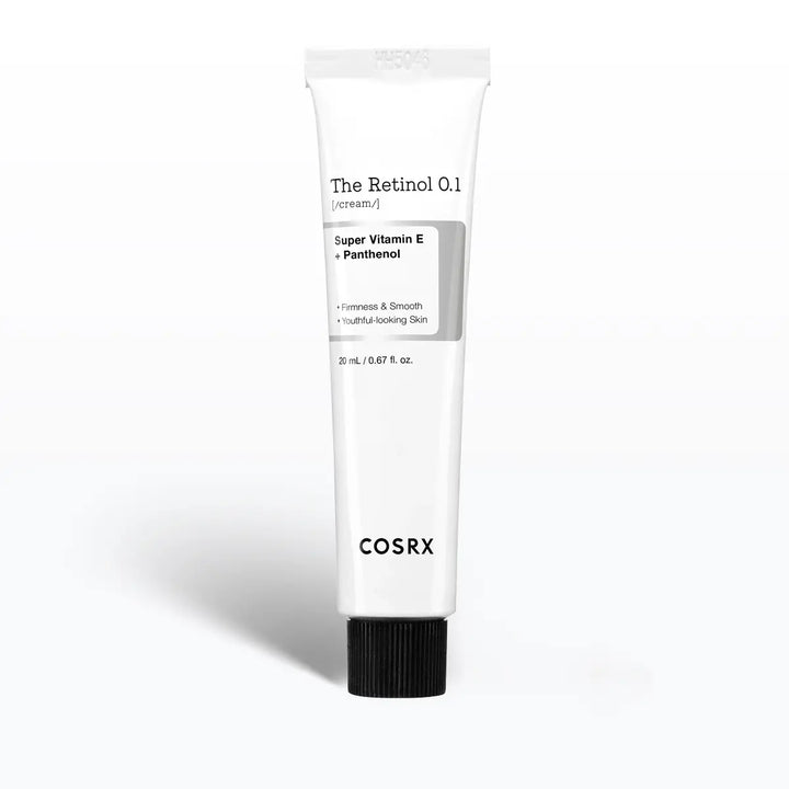 Cosrx The Retinol 0.1 Cream tube on a white background