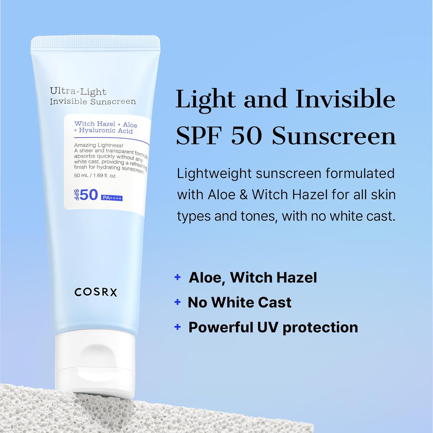 Ultra Light Invisible Sunscreen SPF 50 PA++++_50ml