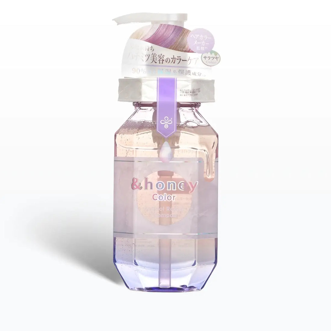&Honey Color Control Repair Shampoo 440mL in a stylish bottle, designed for vibrant color-treated hair care.