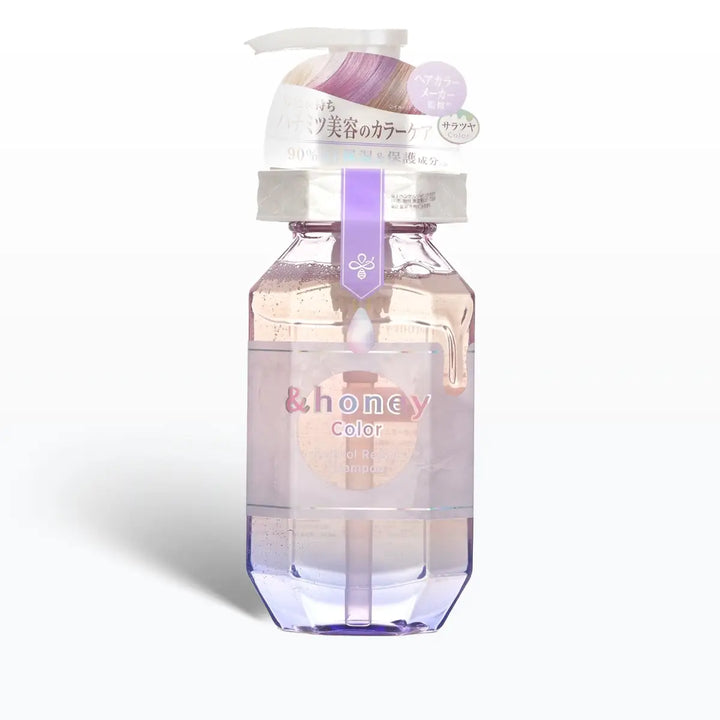 &Honey Color Control Repair Shampoo 440mL in a stylish bottle, designed for vibrant color-treated hair care.