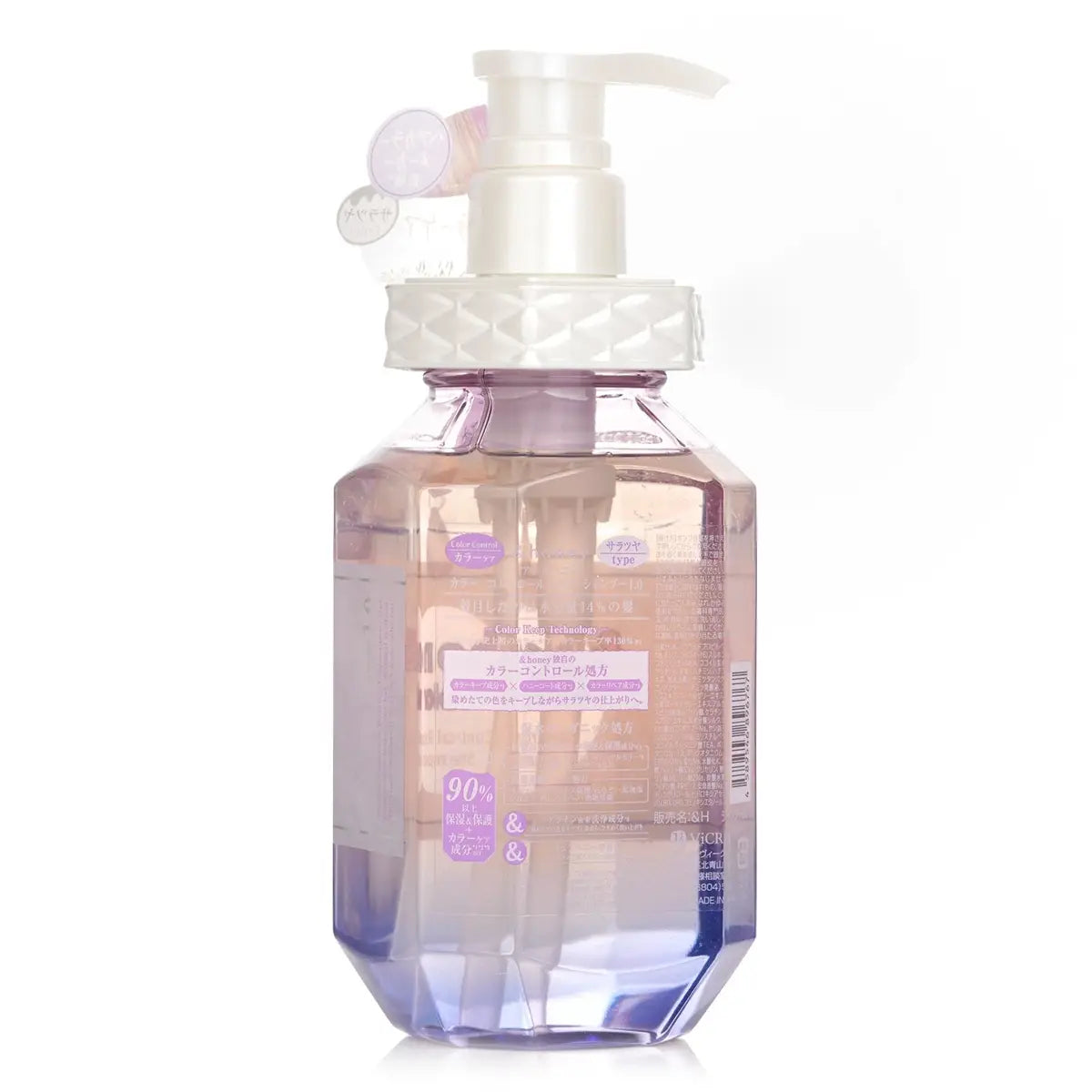 ViCREA &Honey Color Control Repair Shampoo 440mL in a pump bottle for color-treated hair care.