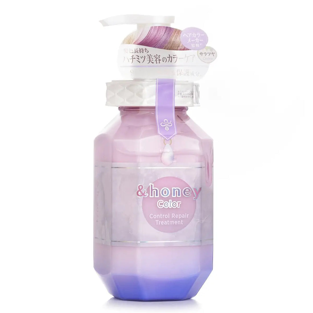 &Honey Color Control Repair Treatment 440mL in a stylish bottle for vibrant and nourished color-treated hair.