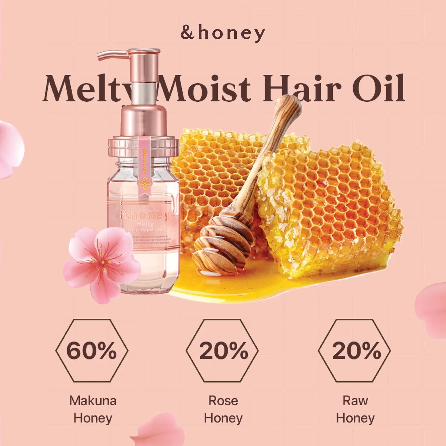 Melty Moist Repair Hair Oil (100ml)