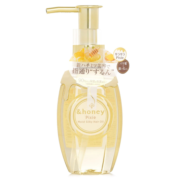 &Honey Pixie Moist Silky Hair Oil – lightweight Japanese anti-frizz oil for smooth, glossy hair in UAE