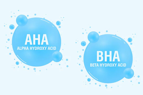 AHA/BHA ingredients for sensitive skin – gentle exfoliating actives in Korean skincare to treat acne and refine texture in UAE weather