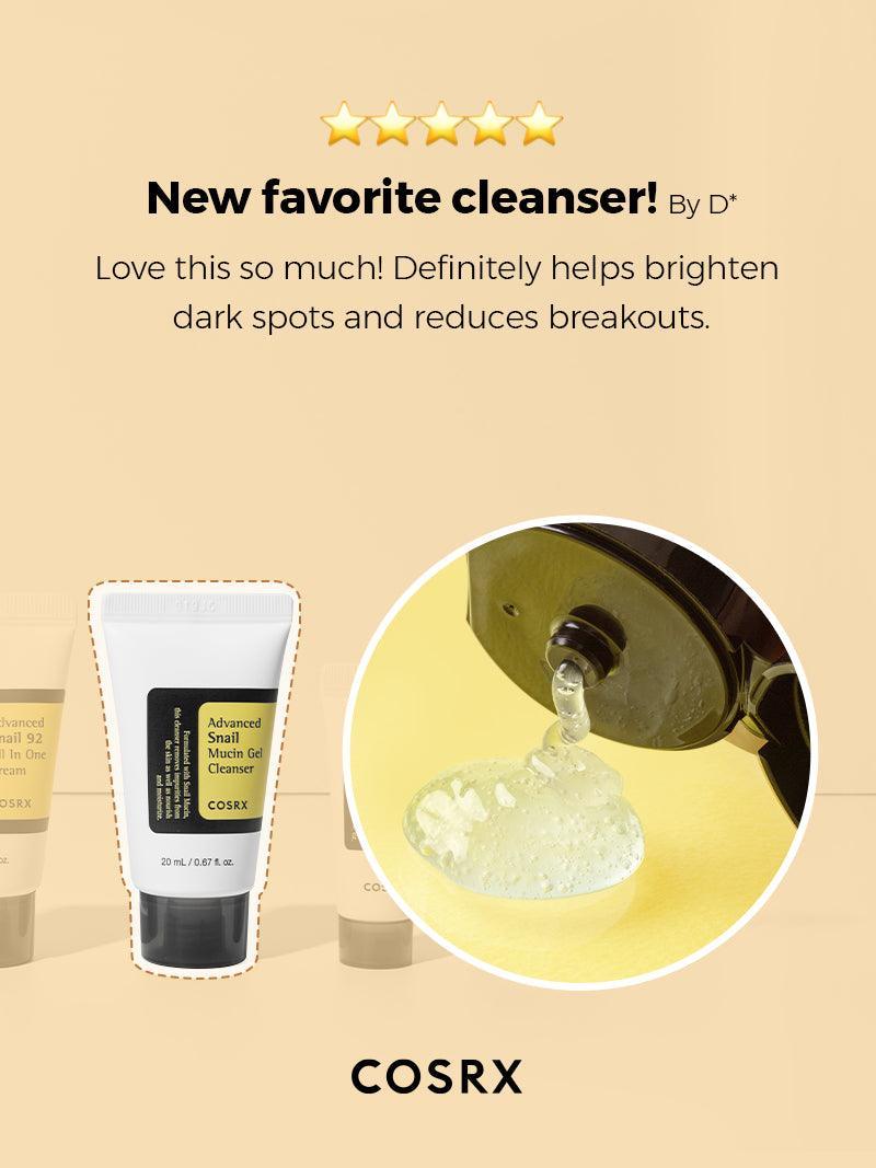 COSRX All About Snail Kit – 4-step Korean skincare mini set, Review