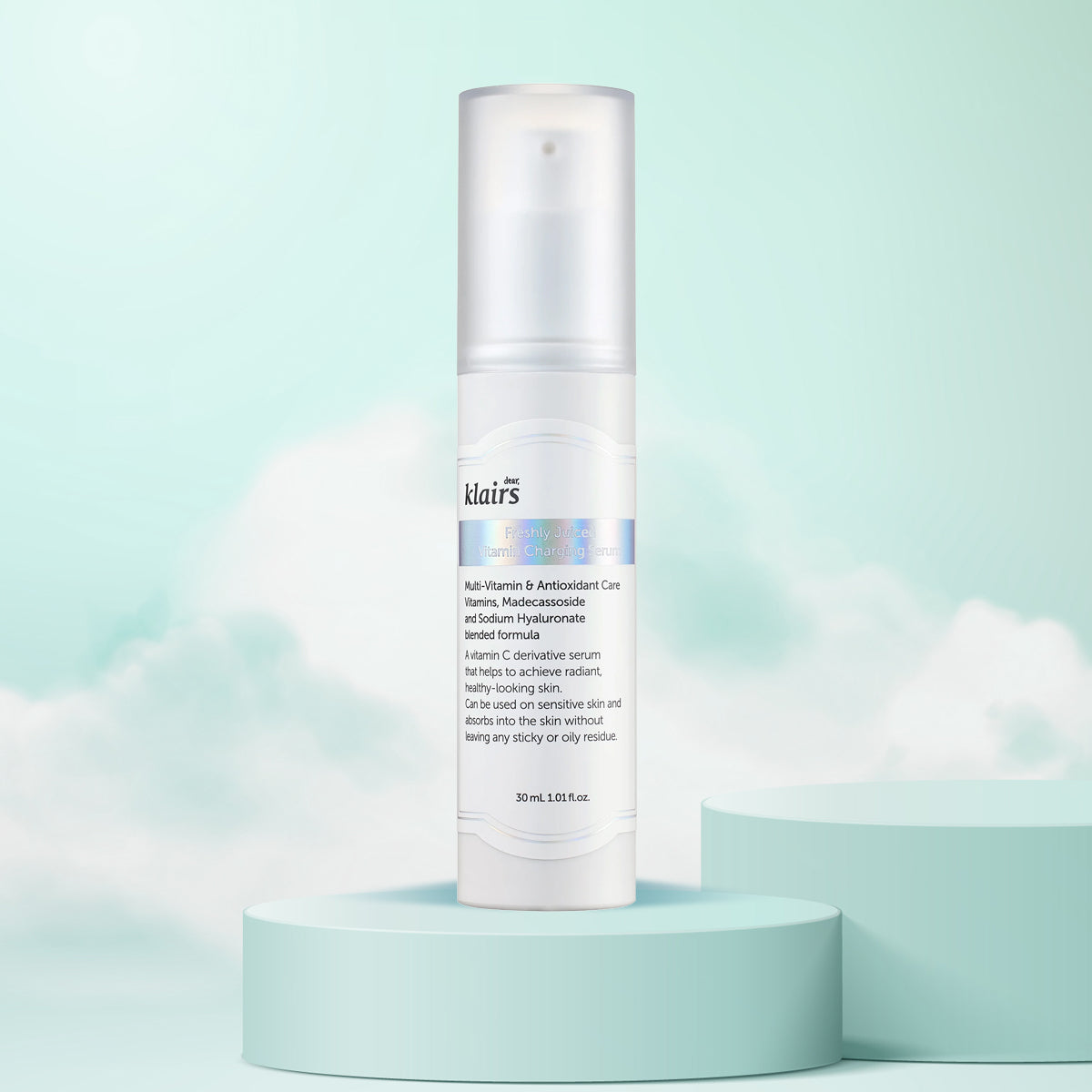 dear KLAIRS Freshly Juiced Vitamin Charging Serum | Korean vitamin C serum for brightening and revitalizing dull skin | Shop in Dubai at Mirae Beauty Hub UAE. Front