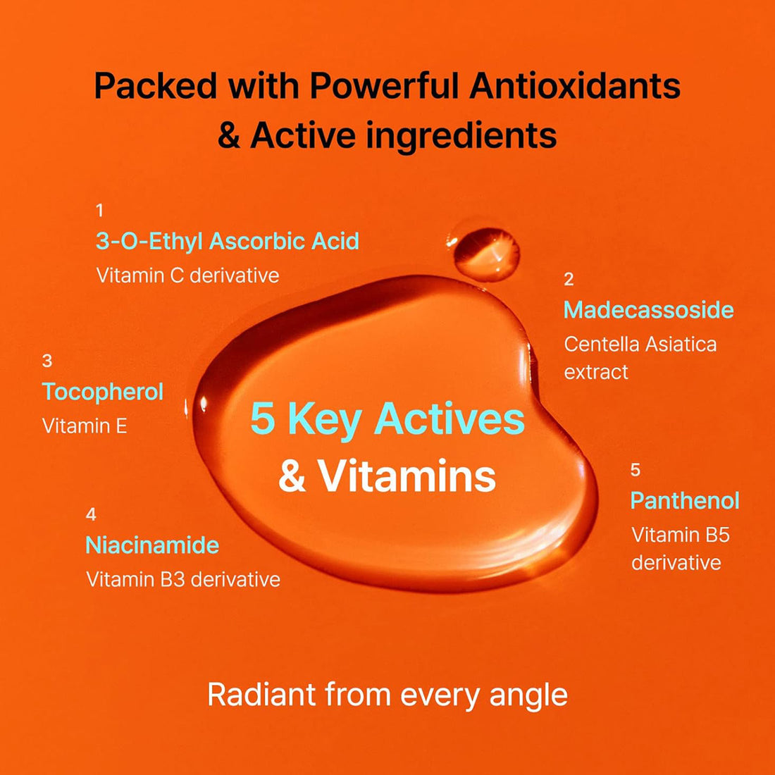 dear KLAIRS Freshly Juiced Vitamin Charging Serum | Korean vitamin C serum for brightening and revitalizing dull skin | Shop in Dubai at Mirae Beauty Hub UAE. Key Ingredients