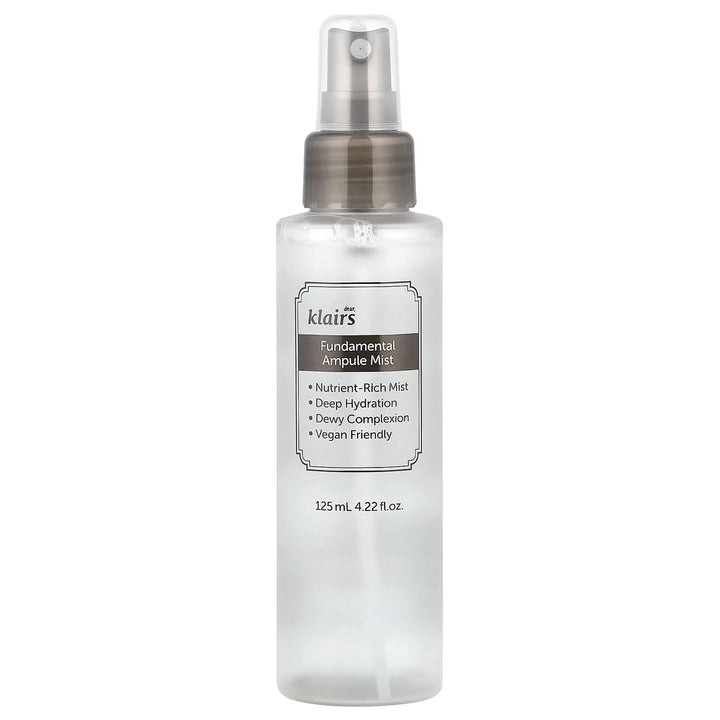 Klairs Fundamental Ampule Mist bottle on a white background