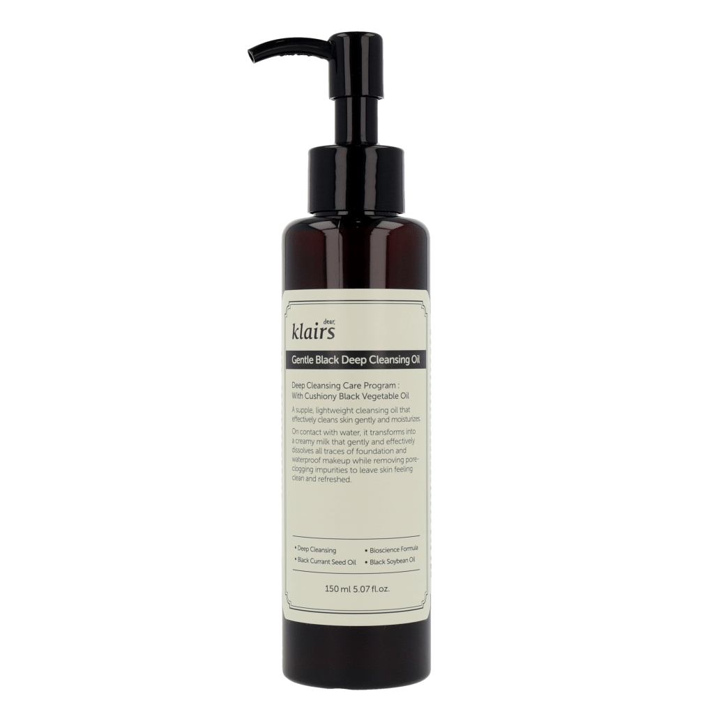dear KLAIRS Gentle Black Deep Cleansing Oil 150 mL