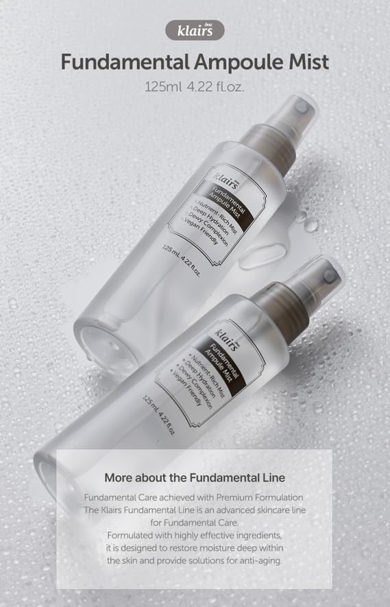 dear KLAIRS Fundamental Ampule Mist 125 mL