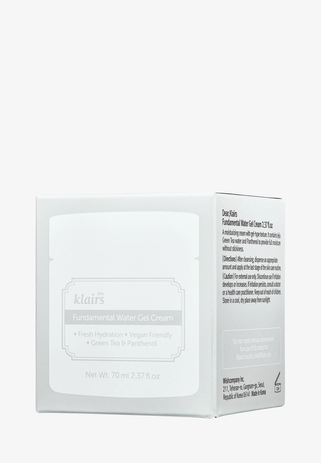 dear KLAIRS Fundamental Water Gel Cream 70 g