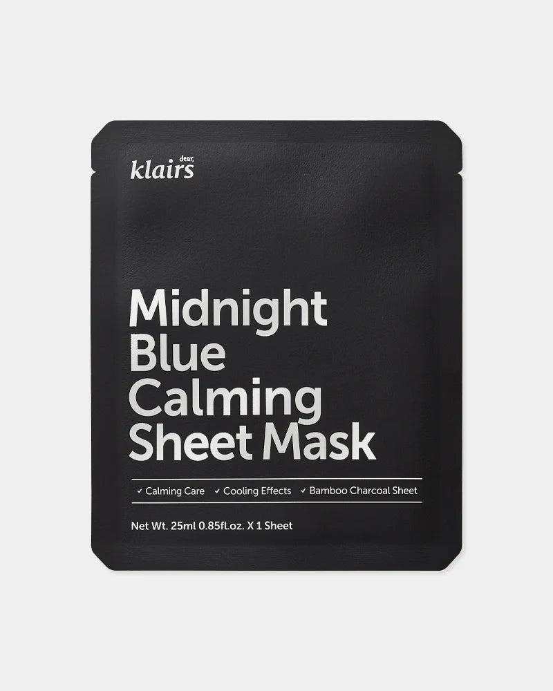 dear KLAIRS Midnight Blue Calming Sheet Mask (25mL)