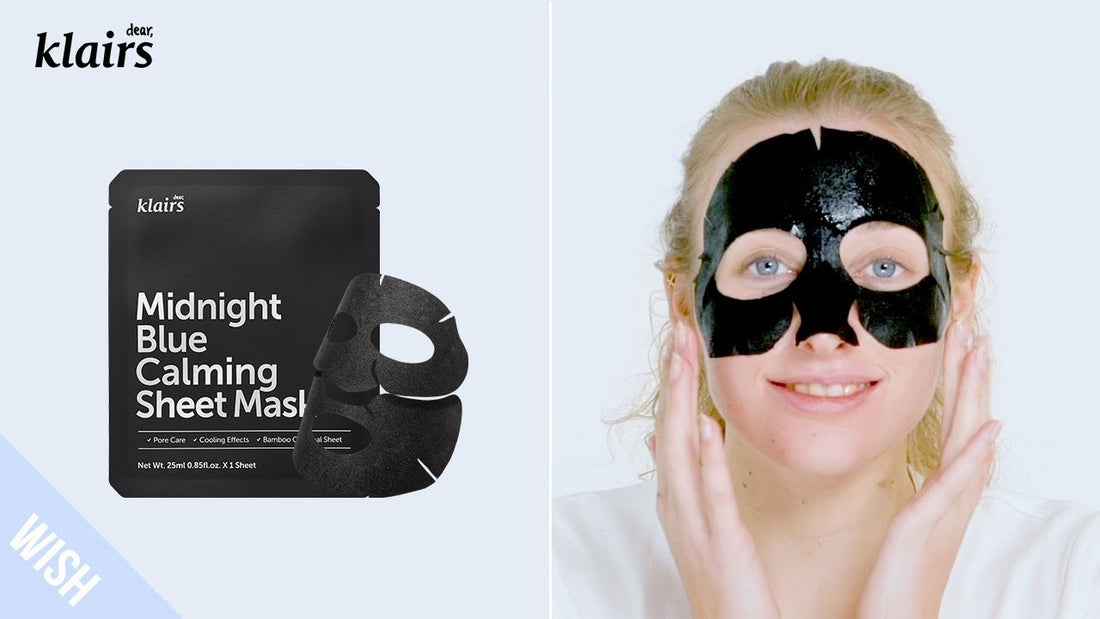 dear KLAIRS Midnight Blue Calming Sheet Mask 25 mL