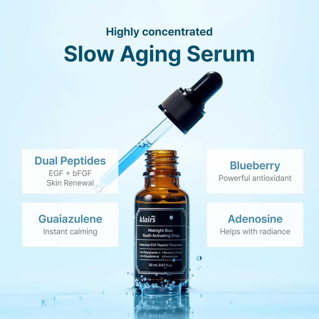 dear KLAIRS Midnight Blue Youth Activating Drop 20 ml