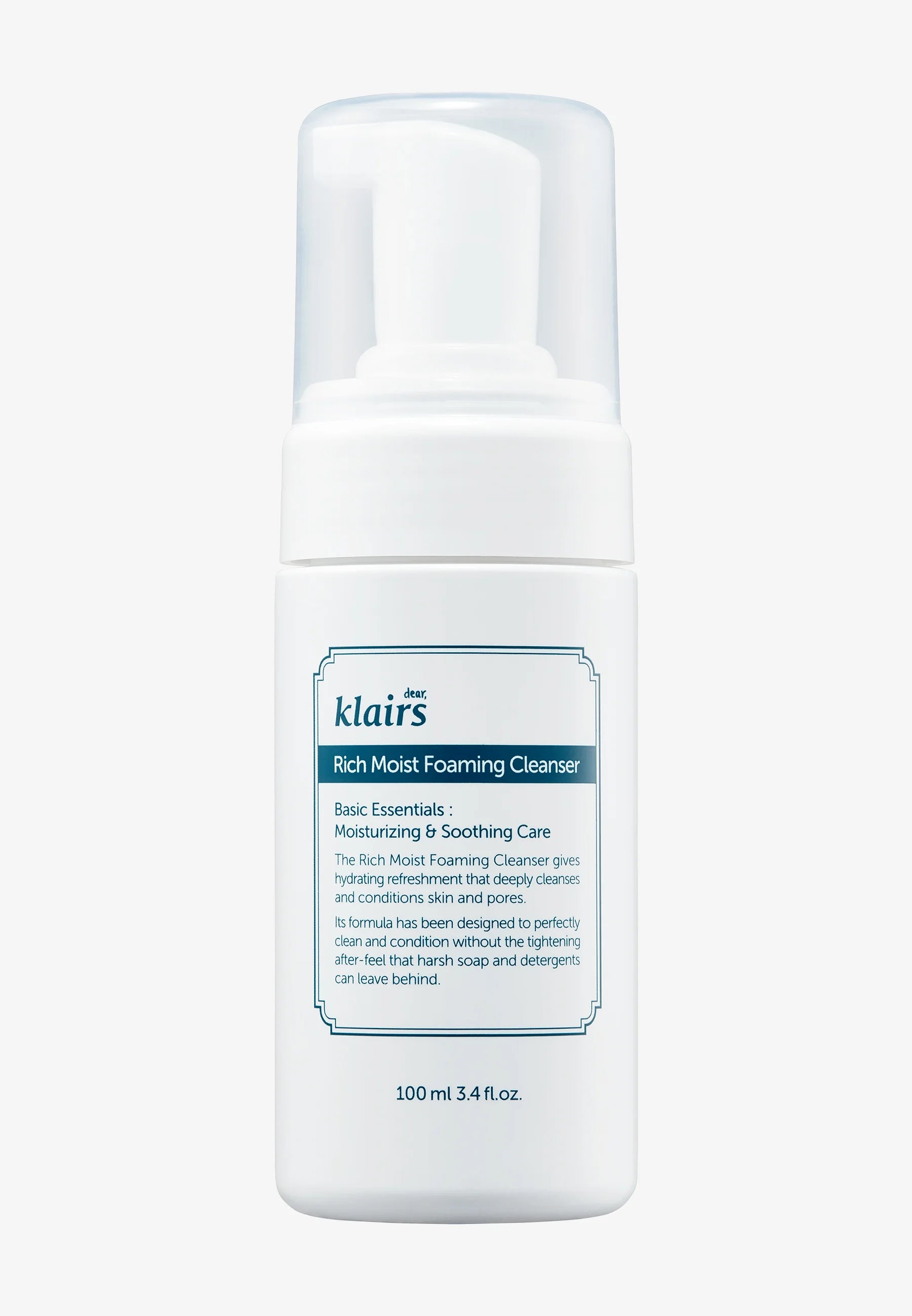 dear KLAIRS Rich Moist Foaming Cleanser (100mL)