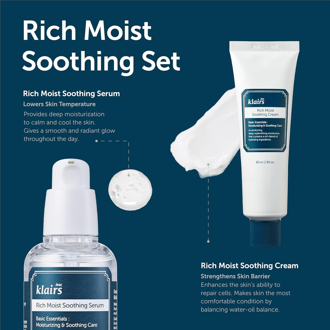 dear KLAIRS Rich Moist Soothing Cream 80 g