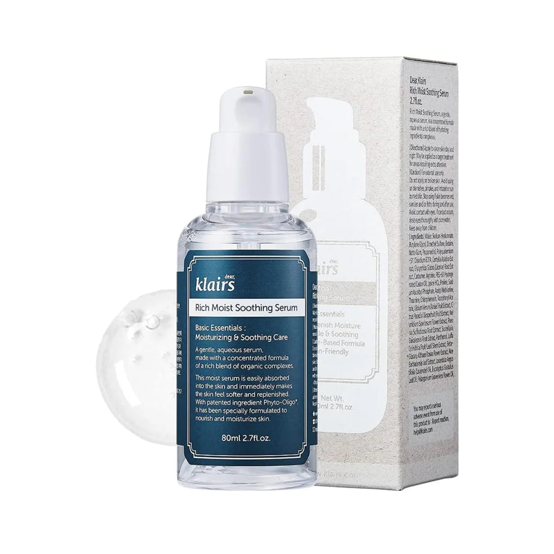 dear KLAIRS Rich Moist Soothing Serum 80 mL