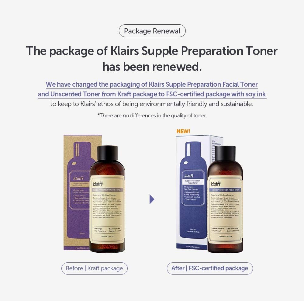 dear KLAIRS Supple Preparation Facial Toner 180 mL