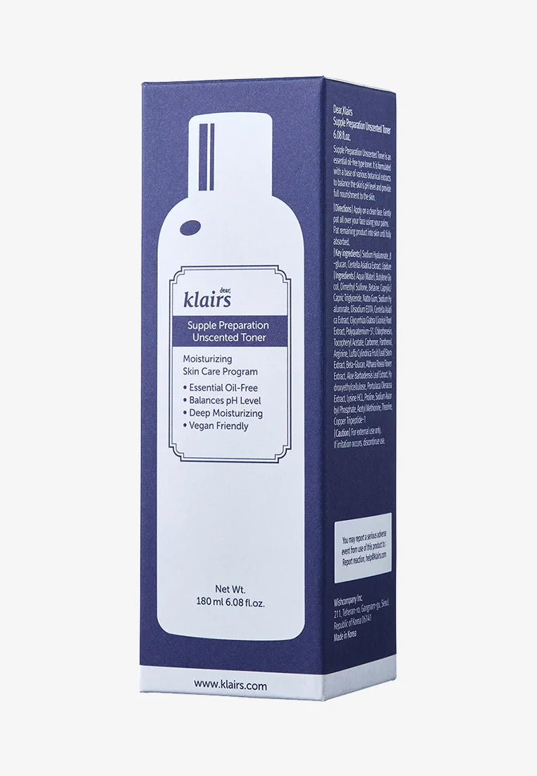 dear KLAIRS Supple Preparation Unscented Toner 180 mL