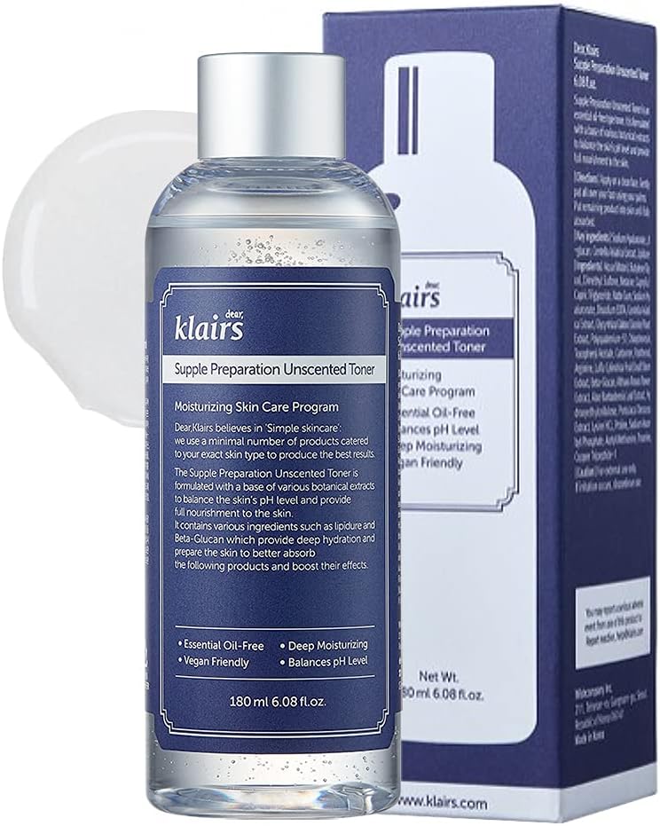 dear KLAIRS Supple Preparation Unscented Toner 180 mL