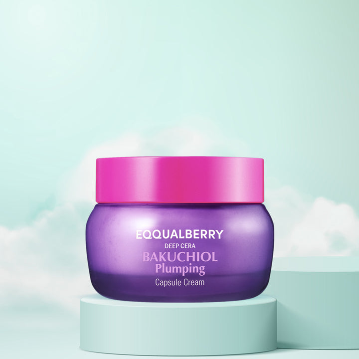 Eqqualberry Bakuchiol Plumping Capsule Cream 50 mL – anti-aging Korean skincare for radiant skin Dubai UAE