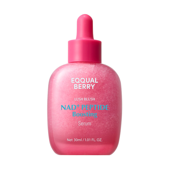 Eqqualberry NAD+ Peptide Boosting Serum on a white background