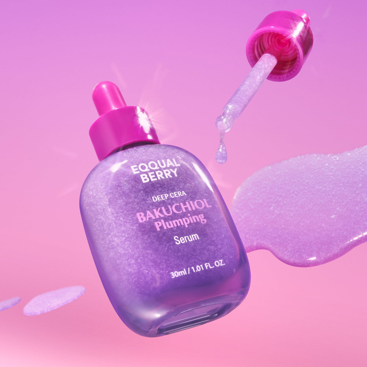 EQQUALBERRY Bakuchiol Plumping Serum – Korean anti-aging serum for firm, smooth, and radiant skin. Stillife