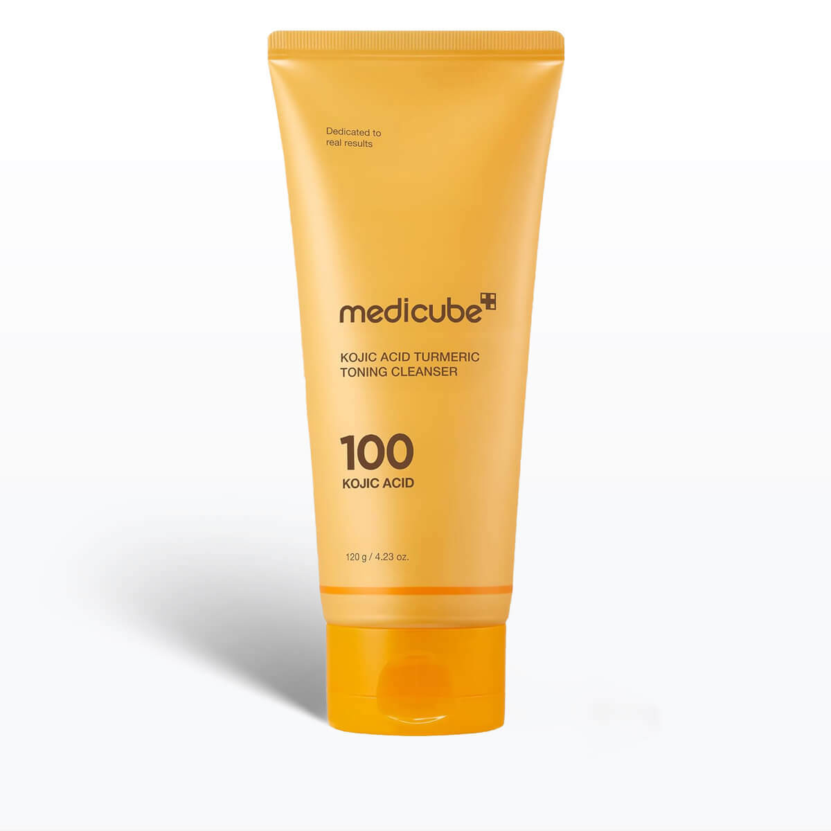 Medicube Kojic Acid Toning Cleanser tube on a white background