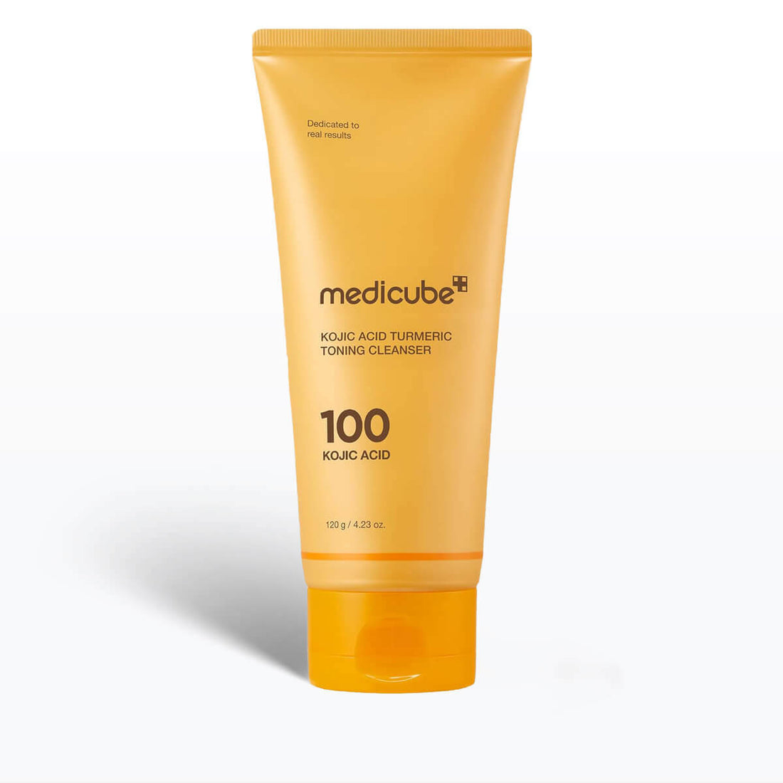 Medicube Kojic Acid Toning Cleanser tube on a white background