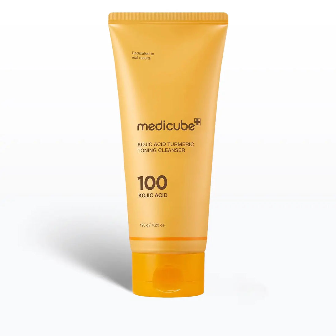Medicube Kojic Acid Toning Cleanser tube on a white background